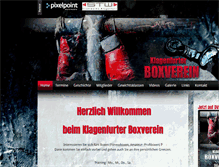 Tablet Screenshot of klagenfurter-boxverein.at
